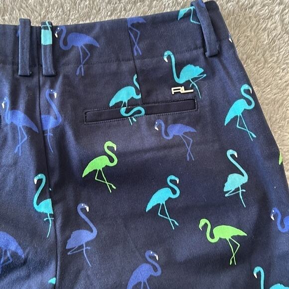 Polo Ralph Lauren Flamingo All Over Print Golf Shorts - Picture 8 of 12
